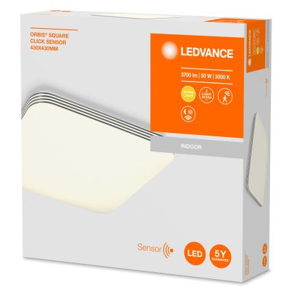 Ledvance - LED Plafondlamp met sensor ORBIS LED/50W/230V 3000K