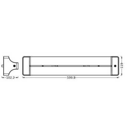 Ledvance - LED Plafondlamp OFFICE LINE LED/24W/230V 60 cm