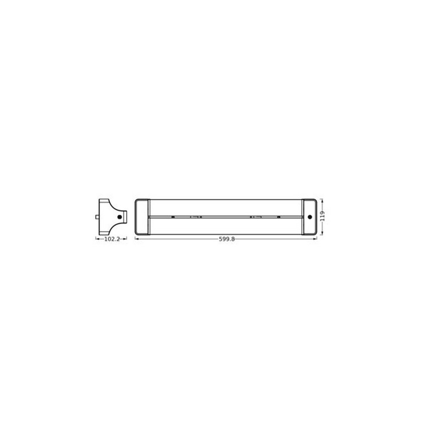 Ledvance - LED Plafondlamp OFFICE LINE LED/24W/230V 60 cm