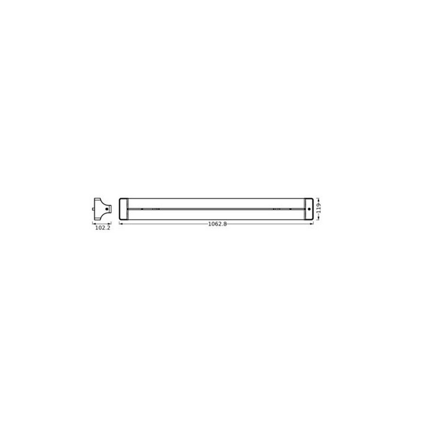 Ledvance - LED Plafondlamp OFFICE LINE LED/42W/230V 106 cm