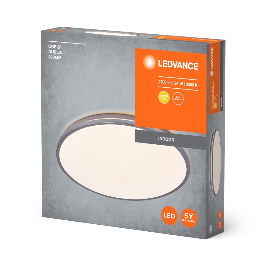 Ledvance - LED Plafondlamp ORBIS DUBLIN LED/24W/230V diameter 39 cm
