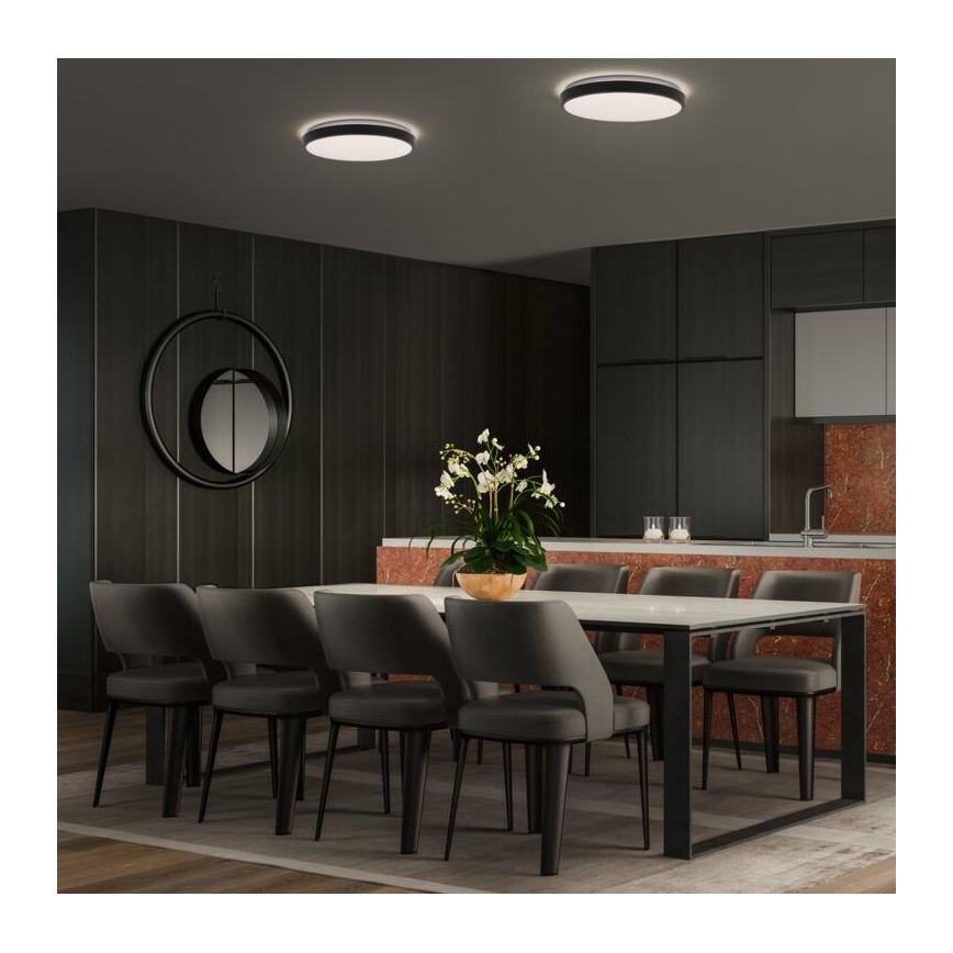 Ledvance - LED Plafondlamp ORBIS LONDON LED/24W/230V zwart