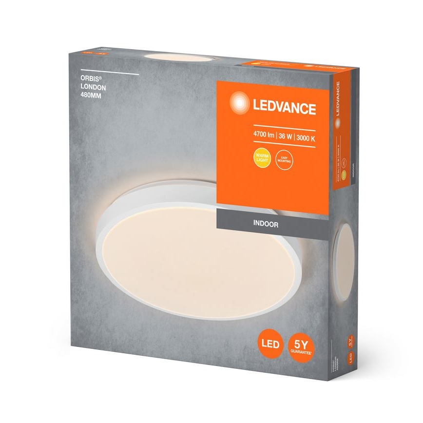Ledvance - LED Plafondlamp ORBIS LONDON LED/36W/230V wit