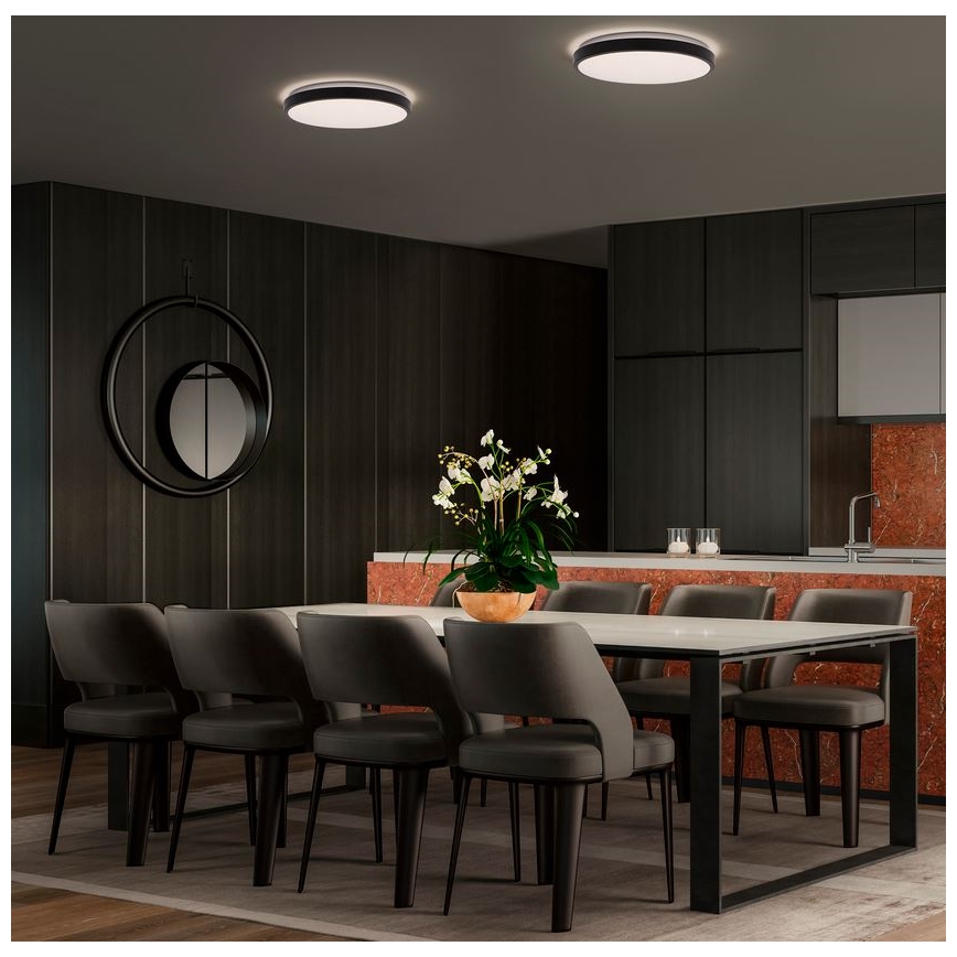 Ledvance - LED Plafondlamp ORBIS LONDON LED/36W/230V zwart