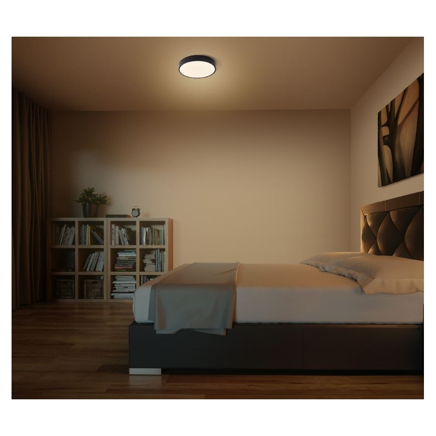 Ledvance - LED Plafondlamp ORBIS SLIM LED/20W/230V zwart