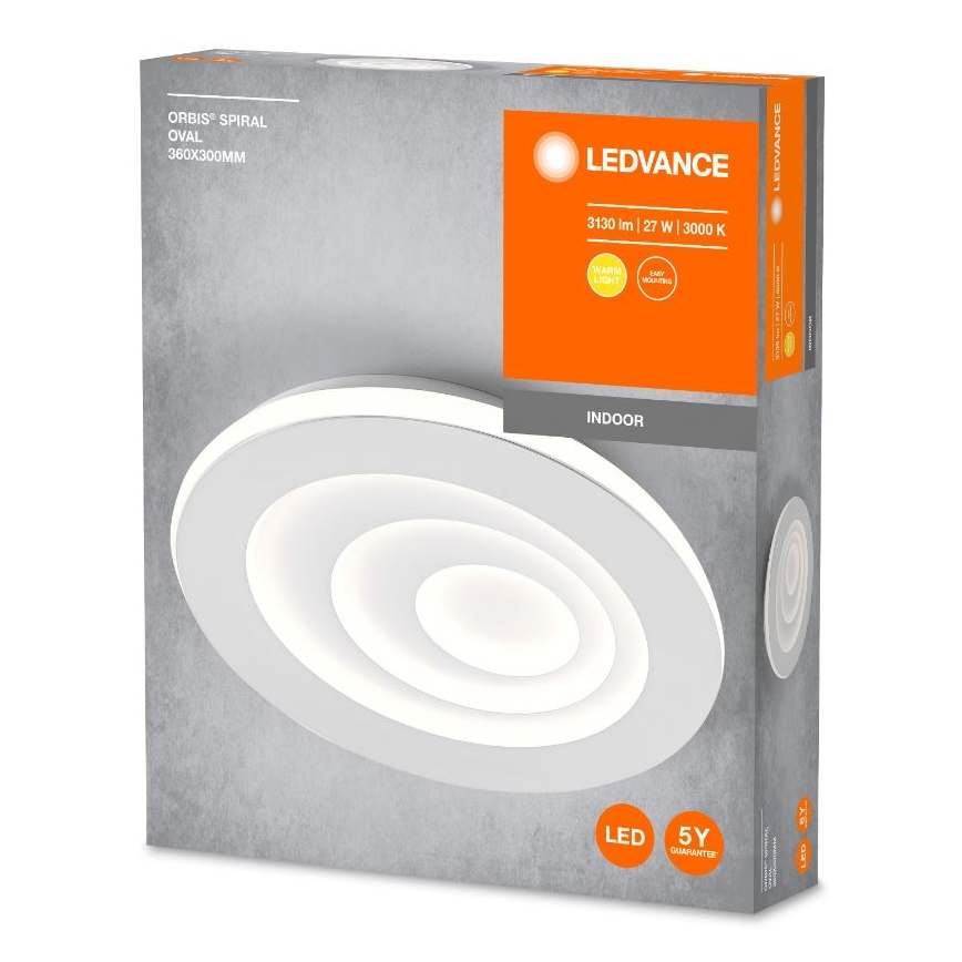 Ledvance - LED Plafondlamp ORBIS SPIRAL LED/27W/230V