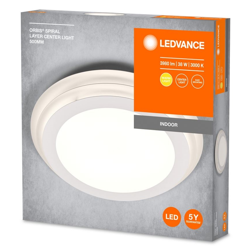 Ledvance - LED Plafondlamp ORBIS SPIRAL LED/38W/230V