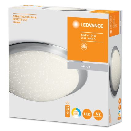 Ledvance - LED Plafondverlichting dimbaar SILARA LED/24W/230V 2700K-6000K