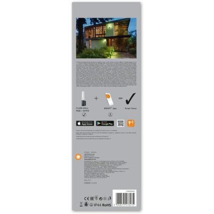 Ledvance - LED RGB Buiten wandlamp SMART + FLARE LED / 7,5W / 230V IP44 Wi-Fi