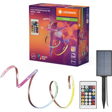 Ledvance - LED RGB dimbare zonne-LED-strip FLEX MAGIC 5m LED/1,6W/5V + afstandsbediening