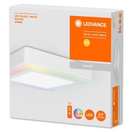 Ledvance - LED RGB Plafondlamp dimbaar LED/19W/230V + AB