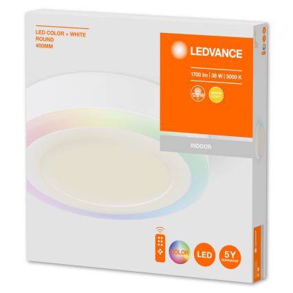 Ledvance - LED RGB Plafondlamp dimbaar LED/38W/230V + AB