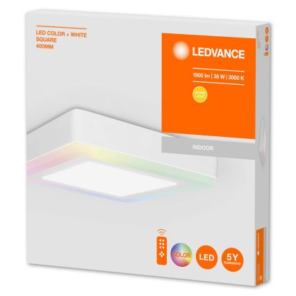 Ledvance - LED RGB Plafondlamp dimbaar LED/38W/230V + AB