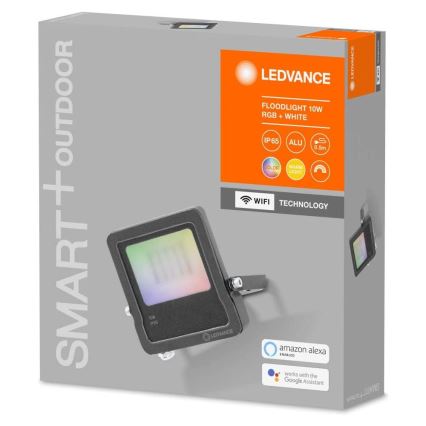 Ledvance - LED RGB Schijnwerper SMART + FLOOD LED / 10W / 230V IP65 Wi-Fi