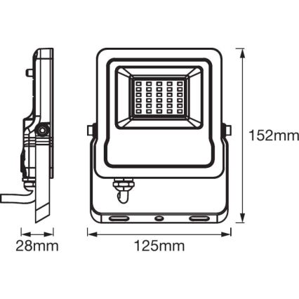 Ledvance - LED RGB Schijnwerper SMART + FLOOD LED / 10W / 230V IP65 Wi-Fi