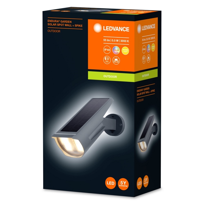 Ledvance - LED RGB Solarverlichting ENDURA LED/0,5W/3,6V 1200 mAh IP44