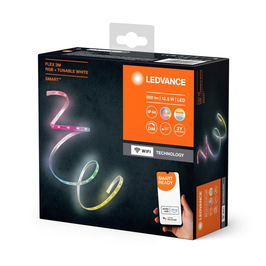 Ledvance - LED RGB+TW Dimbaar buitenshuis strip FLEX 3m LED/12,5W/230V 2700-6500K IP44 Wi-Fi