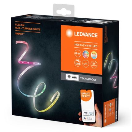 Ledvance - LED RGB+TW Dimbaar buitenshuis strip FLEX 5m LED/14,5W/230V 2700-6500K IP44 Wi-Fi