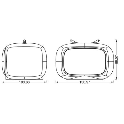 Ledvance - LED RGBW aanraakbaar nachtlampje voor kinderen TOUCH LED/2,5W/5V