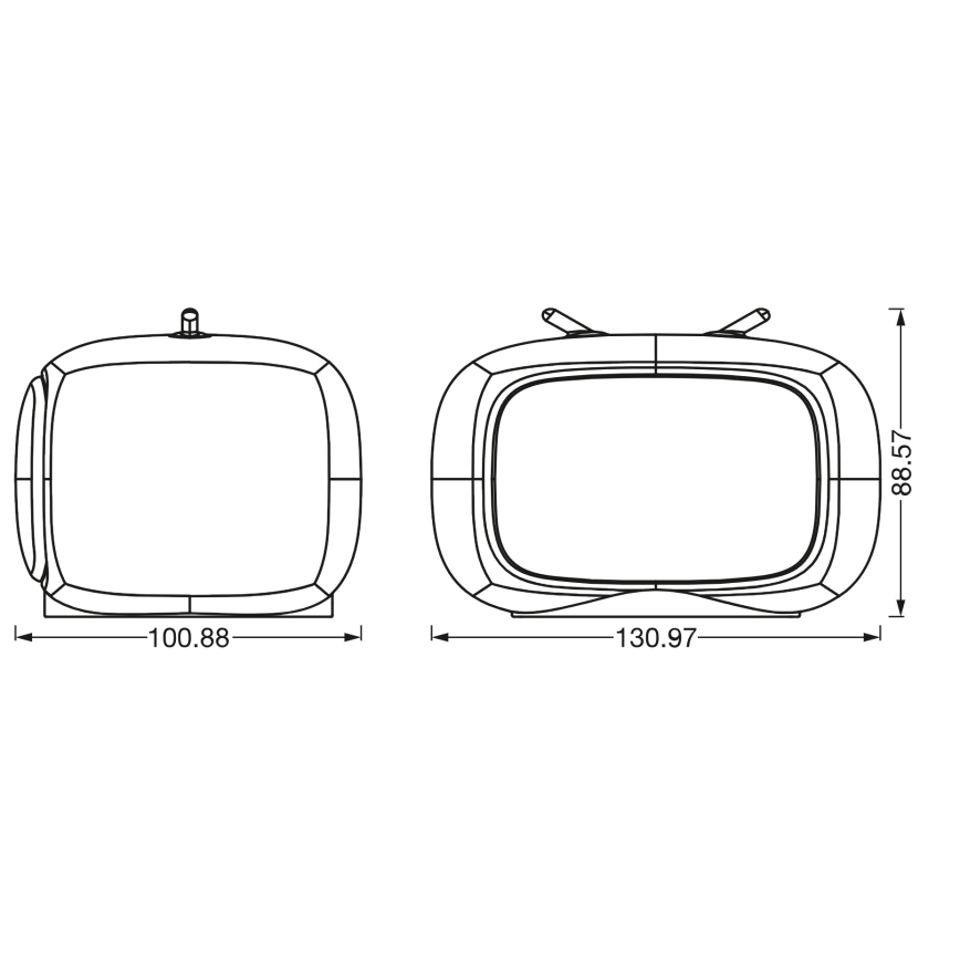 Ledvance - LED RGBW aanraakbaar nachtlampje voor kinderen TOUCH LED/2,5W/5V