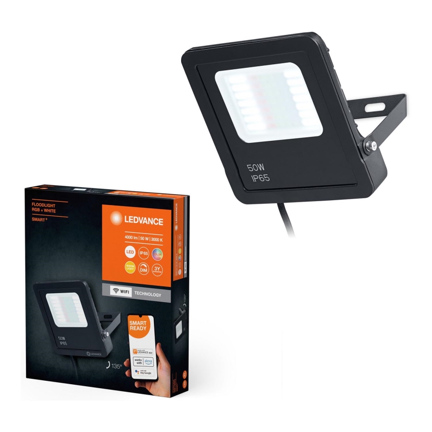 Ledvance - LED RGBW Dimbaar buitenshuis Schijnwerper SMART+ FLOODLIGHT LED/50W/230V IP65 Wi-Fi