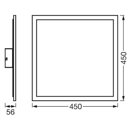 Ledvance - LED RGBW Dimbaar Paneel SMART+ PLANON LED/28W/230V 3000-6500K Wi-Fi + afstandsbediening