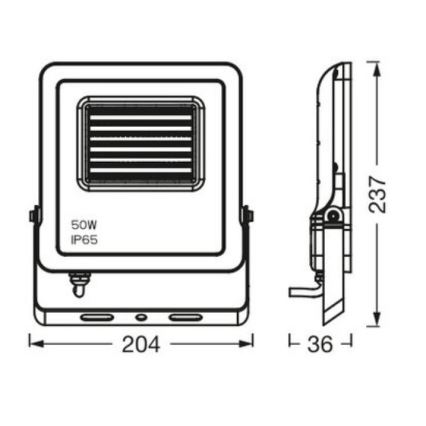 Ledvance - LED RGBW Dimbaar buitenshuis Schijnwerper SMART+ FLOODLIGHT LED/50W/230V IP65 Wi-Fi