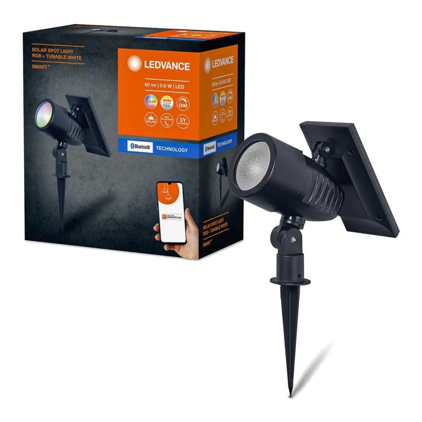 Ledvance - LED RGBW Dimbare lamp op zonne-energie SMART+ SOLAR LED/0,6W/3,7V 2000 mAh 3000-6500K IP44