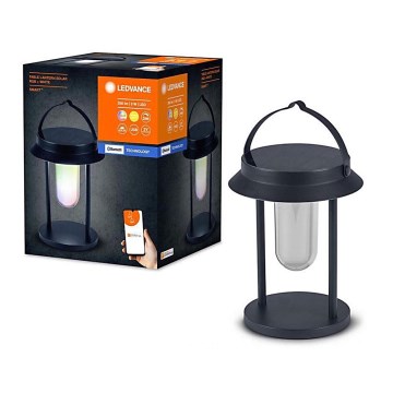 Ledvance - LED RGBW Dimbare lamp op zonne-energie SMART+ TABLE LED/3W/3,7V 2200 mAh IP44