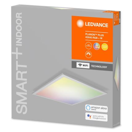 Ledvance - Dimbare LED RGBW plafondlamp SMART+ PLANON LED/28W/230V 45x45 cm Wi-Fi