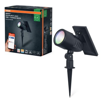 Ledvance - LED RGBW dimbare solarlamp SMART+ SOLAR LED/0,6W/3,7V 2000 mAh 3000-6500K IP44