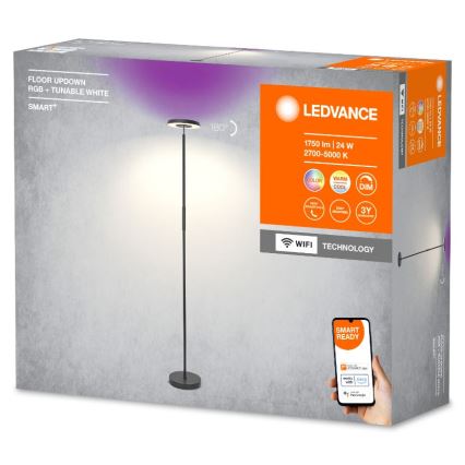 Ledvance - LED RGBW Dimbare staande lamp SMART+ FLOOR LED/13,5W/230V 2700-5000K Wi-Fi