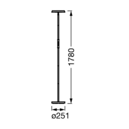 Ledvance - LED RGBW Dimbare staande lamp SMART+ FLOOR LED/13,5W/230V 2700-5000K Wi-Fi