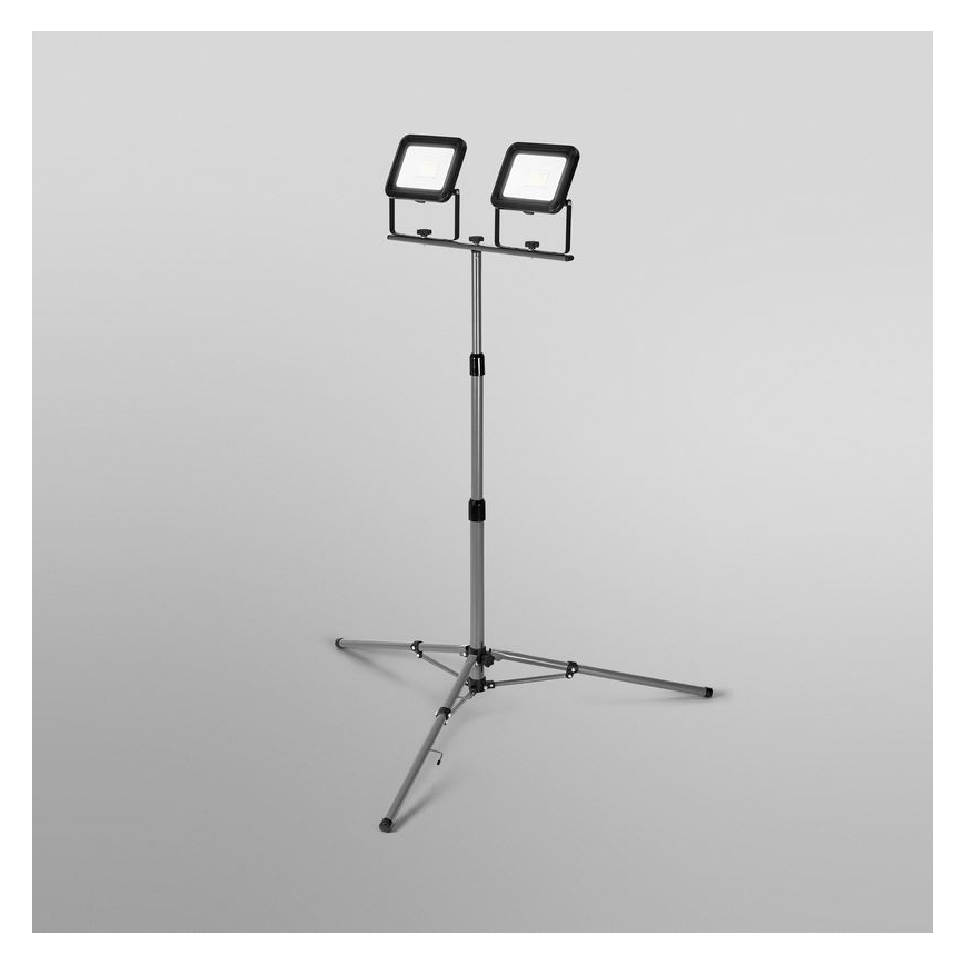 Ledvance - LED Schijnwerper voor buiten met houder WORKLIGHT TRIPOD 2xLED/30W/230V 6500K IP65