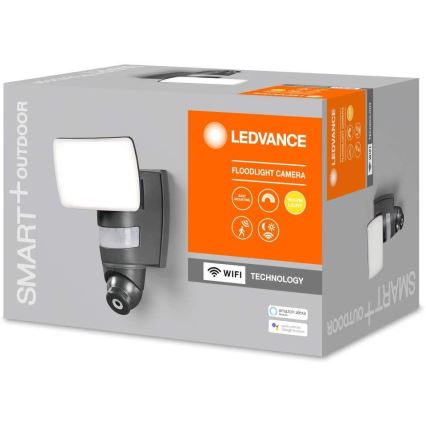 Ledvance - LED Schijnwerper met sensor en camera SMART+ LED/24W/230V IP44 Wi-Fi