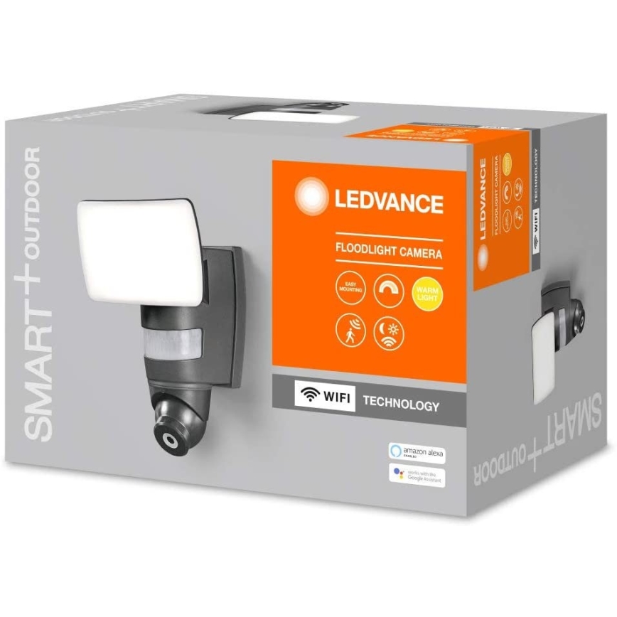 Ledvance - LED Schijnwerper met sensor en camera SMART+ LED/24W/230V IP44 Wi-Fi