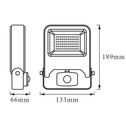 Ledvance - LED Schijnwerper met sensor ENDURA LED/20W/230V IP44