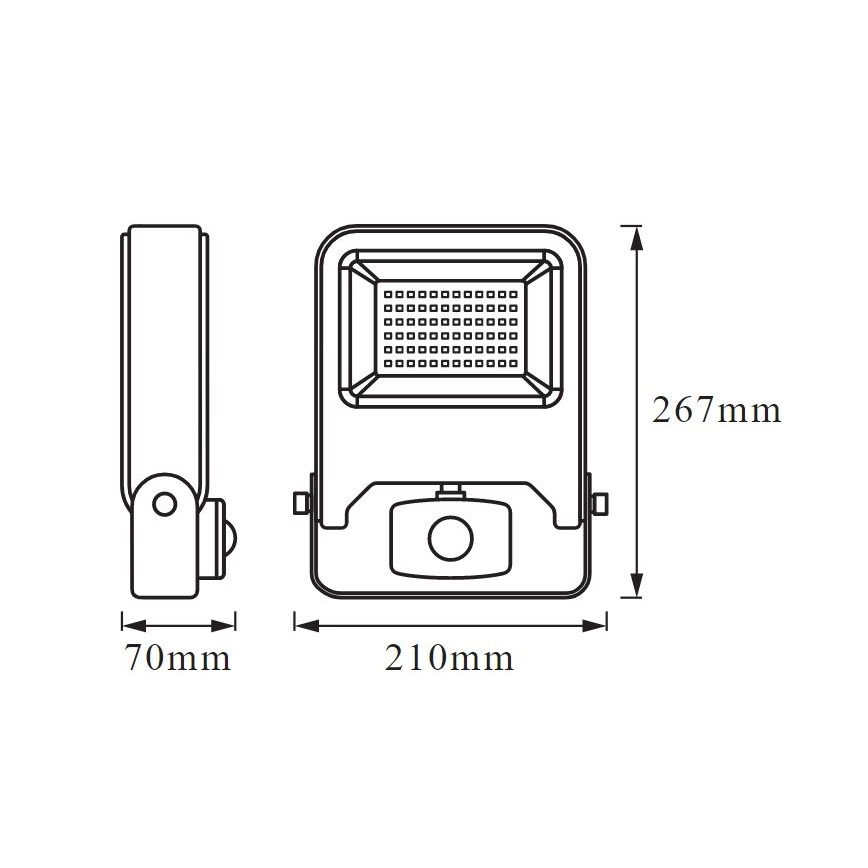 Ledvance - LED Schijnwerper met sensor ENDURA LED/50W/230V IP44