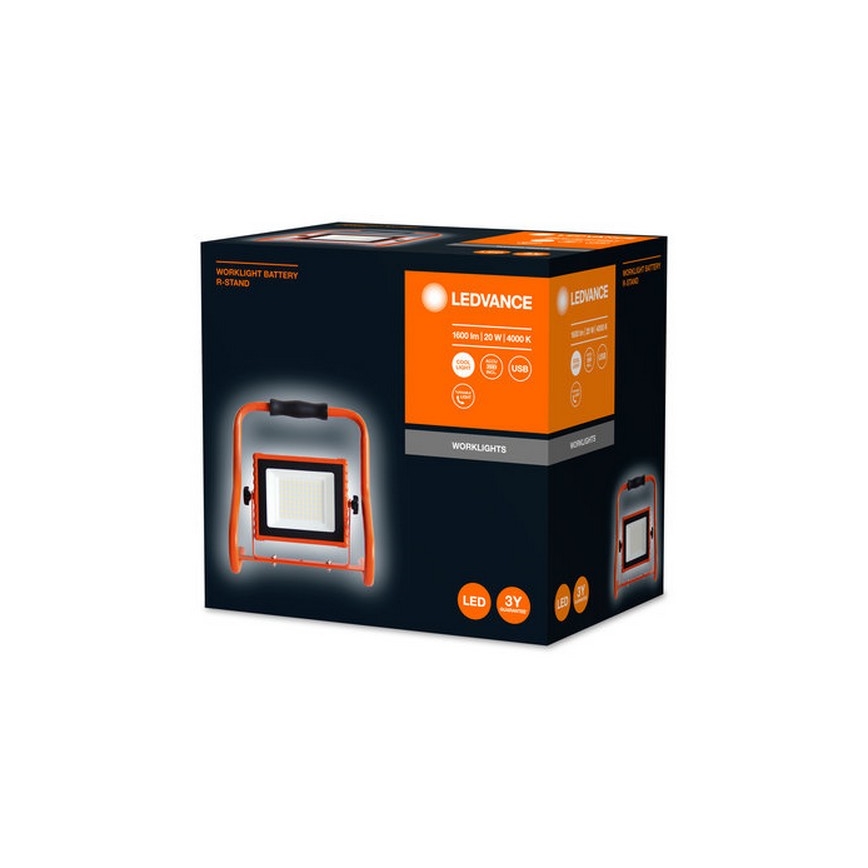 Ledvance - LED Schijnwerper R-STAND LED/20W/5V IP44