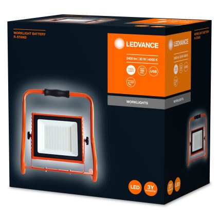 Ledvance - LED Schijnwerper R-STAND LED/30W/5V IP44