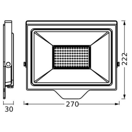 Ledvance - LED Schijnwerper voor buiten FLOODLIGHT ESSENTIAL LED/100W/230V IP65