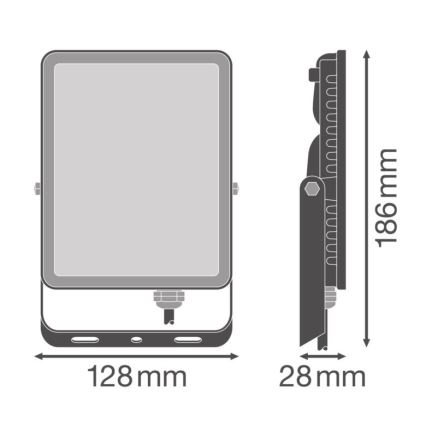 Ledvance - LED Buitenwand schijnwerper FLOODLIGHT ESSENTIAL LED/30W/230V 4000K IP65