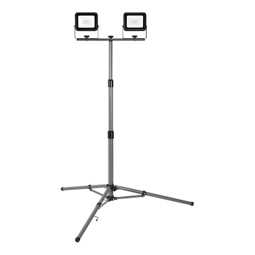 Ledvance - LED Schijnwerper voor buiten met houder WORKLIGHT TRIPOD 2xLED/20W/230V 6500K IP65