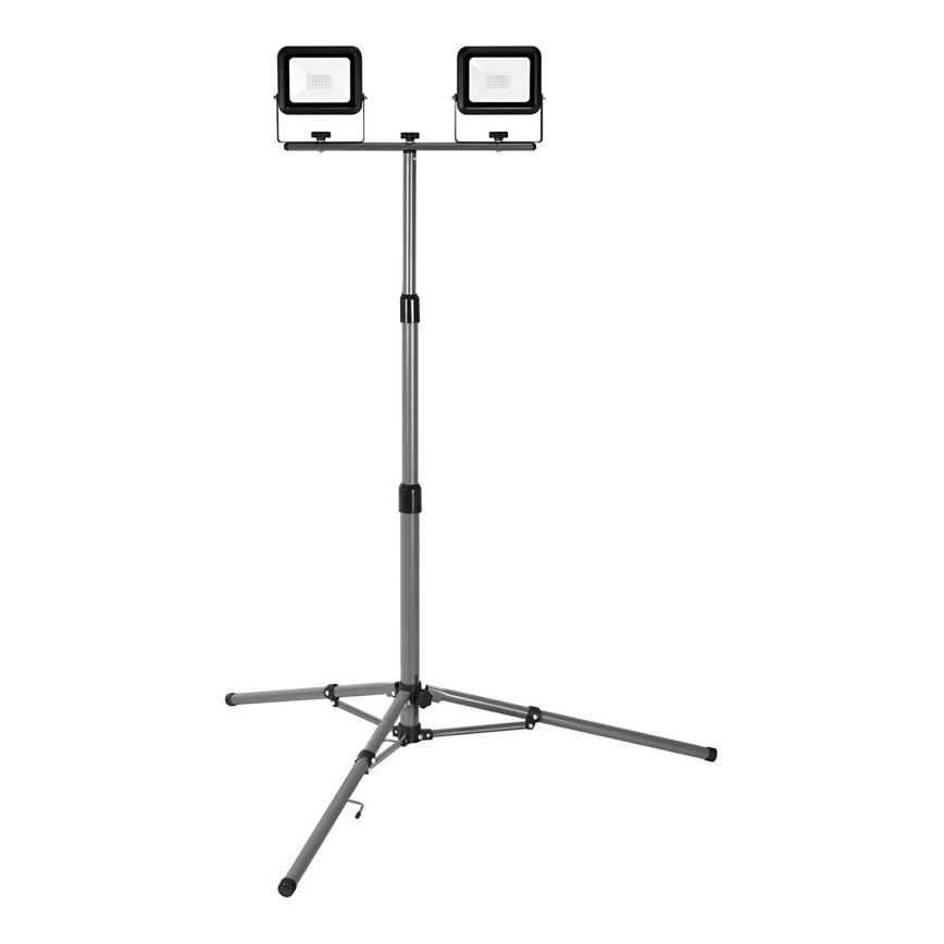 Ledvance - LED Schijnwerper voor buiten met houder WORKLIGHT TRIPOD 2xLED/20W/230V 6500K IP65