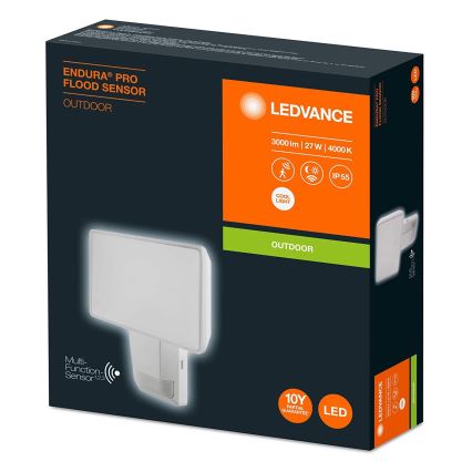 Ledvance - LED Schijnwerper voor Buiten met Sensor FLOOD LED/27W/230V IP55