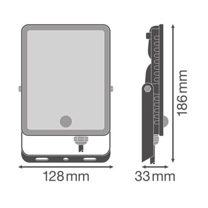 Ledvance - LED Schijnwerper voor Buiten met Sensor FLOODLIGHT LED/30W/230V 6500K IP65