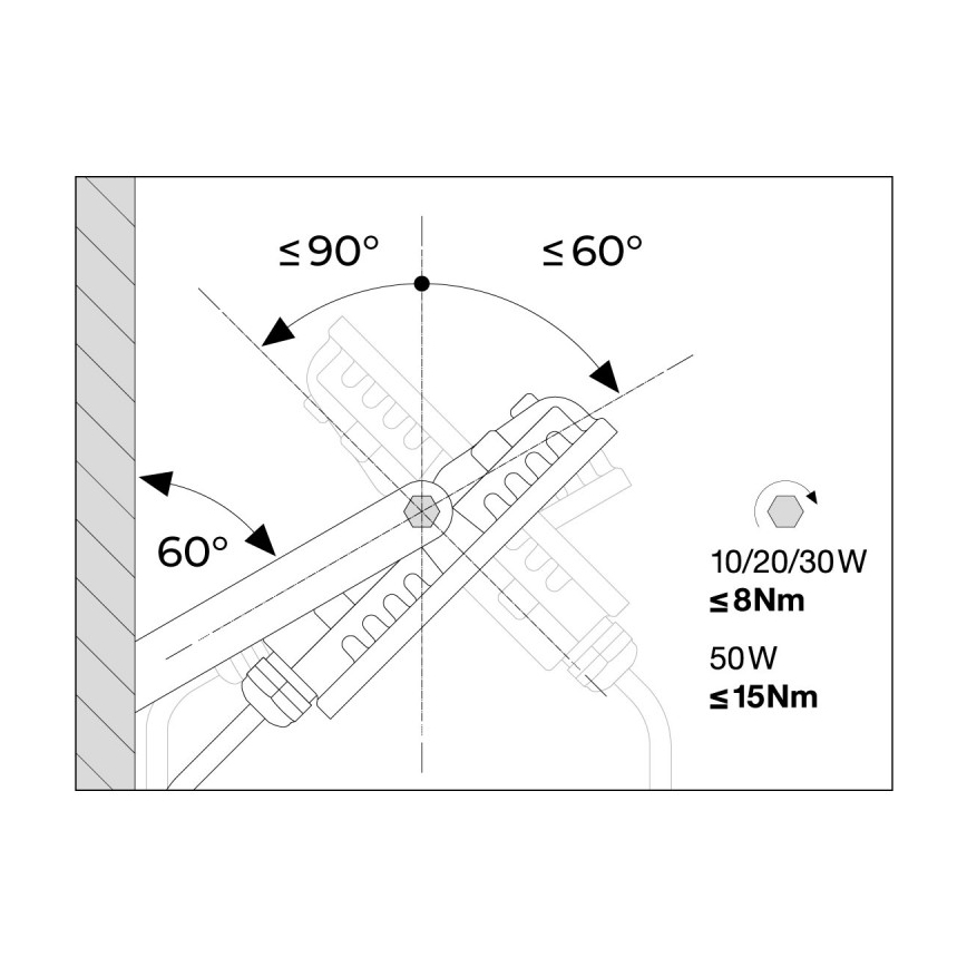 Ledvance - LED Schijnwerper voor Buiten met Sensor FLOODLIGHT LED/30W/230V 6500K IP65