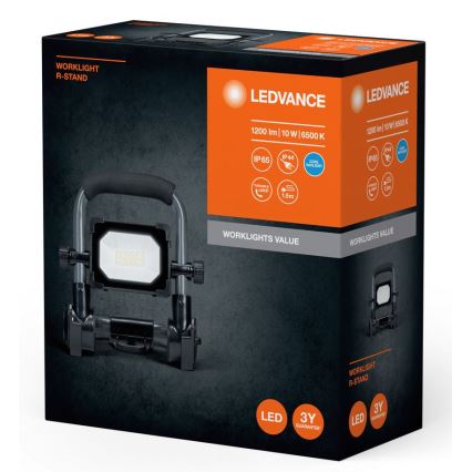 Ledvance - LED Schijnwerper voor buiten WORKLIGHT R-STAND LED/10W/230V 6500K IP65