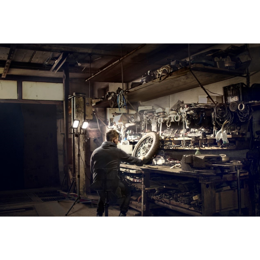 Ledvance - LED Buitenlamp met houder WORKLIGHT TRIPOD 2xLED/10W/230V 6500K IP65