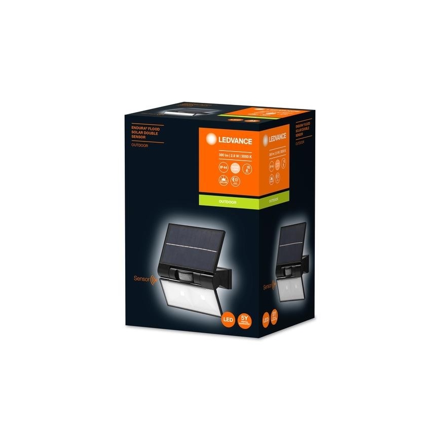 Ledvance - LED Buiten zonne- wand Schijnwerper met sensor FLOOD LED/2,9W/3,7V 2600 mAh IP44
